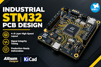 design high performance stm32 microcontroller custom circuit boards