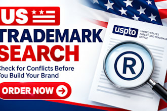conduct us trademark searches and provide a written report