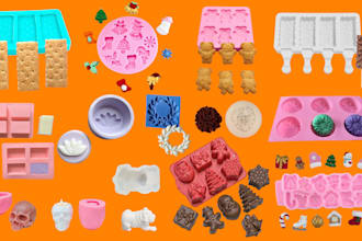 design custom 3d printable silicone molds for resin, soap, candle and chocolate