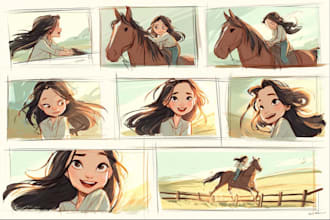 draw compelling storyboards for your story, animation, or video