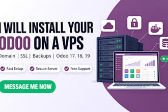 install odoo 17, 18 or 19 on your vps with domain and SSL