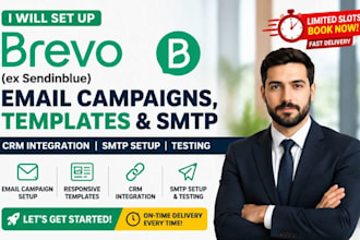 setup brevo campaign template design brevo CRM integration