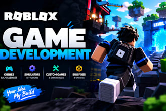 do roblox full game creation as your roblox game developer maps UI and scripter