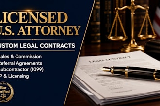draft a legally binding sales rep and commission agreement