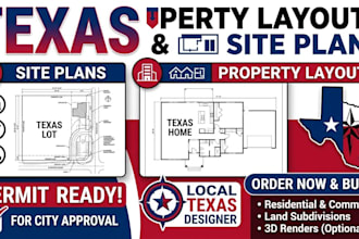 design property layouts and site plans for texas
