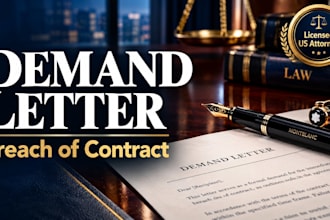 draft a powerful US breach of contract demand letter