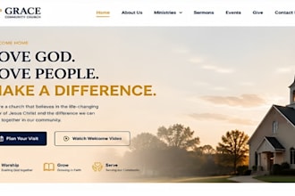 design wix church website ministry wix sermons events donation website