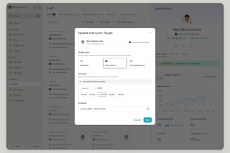 develop staff app, employee app, job app, scheduling app, appointment app