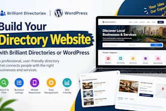 build brilliant directories and wordpress business directory website