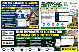 do roofr housecall pro jobber solarvis houzz pro procore redtail crm automation