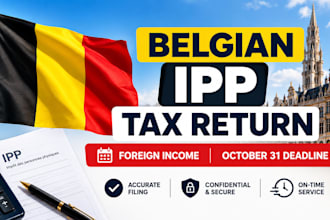 file your belgian ipp tax return with foreign income by october 31