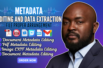 do metadata editing and data extraction for images, document, audio and video