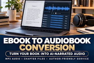convert your ebook into an ai narrated audiobook