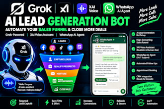 grok lead generation bot sales funnel xai voice grok sales bot whatsapp ai agent