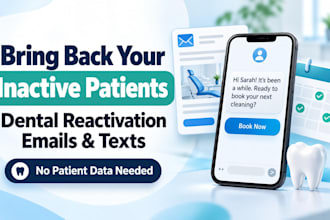 write dental patient reactivation and recall emails and texts