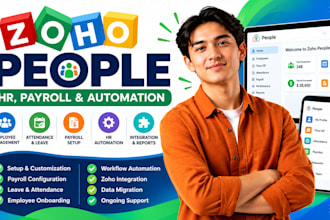 be your zoho people expert payroll HR automation integration management