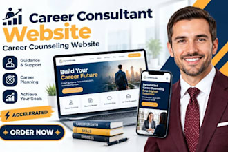 build a career consultant website career counseling website