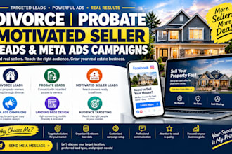 generate divorce real estate leads probate and motivated seller leads