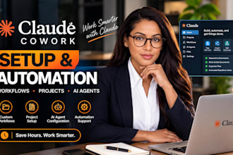set up claude cowork workflows and ai automation