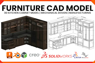 do kitchen cabinet model 3d industrial product modeling 3d mechanical cad design