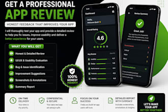 provide mobile app rating, review services, app promotion
