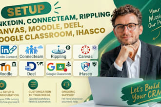setup linkedin connecteam rippling canvas moodle deel google classroom ihasco