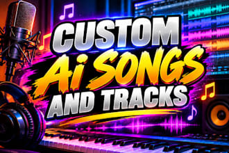 create a custom ai song, personalized jingle, or love letter song