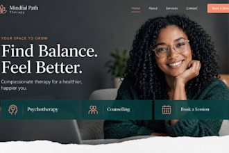 design squarespace counseling website therapy website mental health website