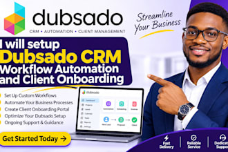 setup dubsado CRM workflow automation and client onboarding