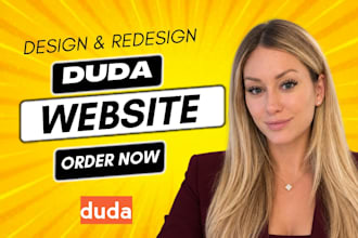 build duda website design redesign duda landing page fix duda responsive issues