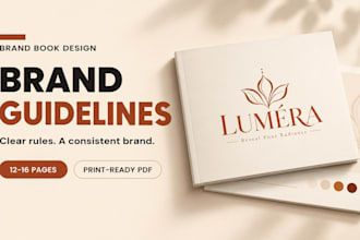 create professional brand guidelines and a brand book for your business
