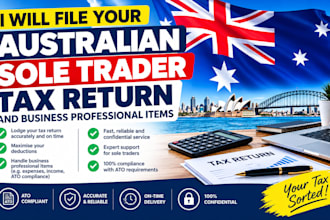 prepare your australian sole trader tax return with business income