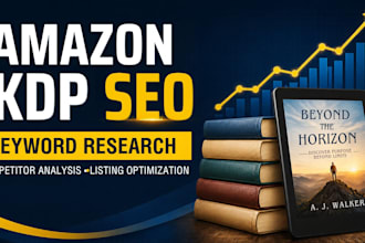 amazon KDP keyword research and book SEO optimization