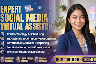 social media virtual assistant personal assistant executive virtual assistant VA