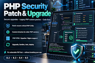 upgrade and secure PHP and wordpress website against the latest cves