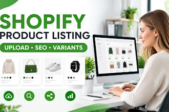 do shopify product upload or shopify product listing