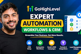 be your gohighlevel expert for automation workflows and CRM