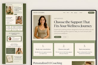 build wix studio website for coaches and therapists with booking, wix web design