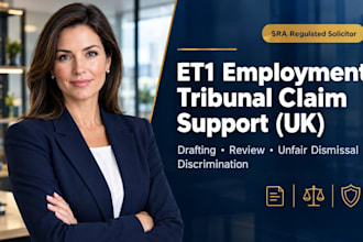 draft your workplace discrimination et1 tribunal claim