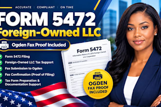 fix form 5472 pro forma 1120 foreign llc ogden fax 25k penalty