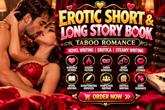 erotic short story book, taboo romance, novel writing, erotica steamy writing