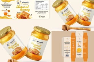 design product label, product packaging, redesign label, resize label