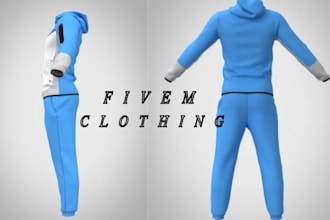 create fivem clo3d clothing 3d garment eup packs gang outfits gta 5 assets