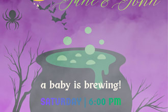 create an event, party, or shower invite