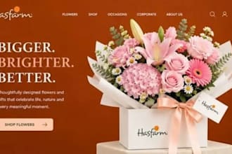 build squarespace florist website flower shop website plant delivery website