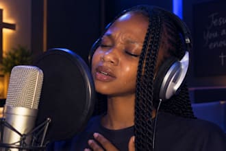 record soulful female gospel lead vocal and harmony