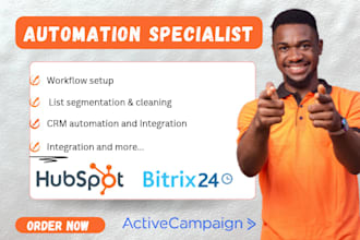 do activecampaign bitrix24 hubspot brevo email automation