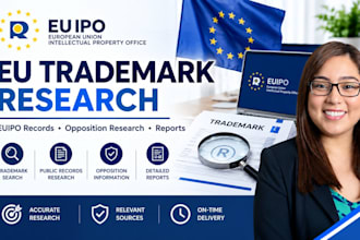 handle euipo trademark search, opposition and office action support