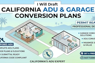 draft california adu and garage conversion plans