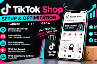 do tiktokshop setup and management for dropshipping